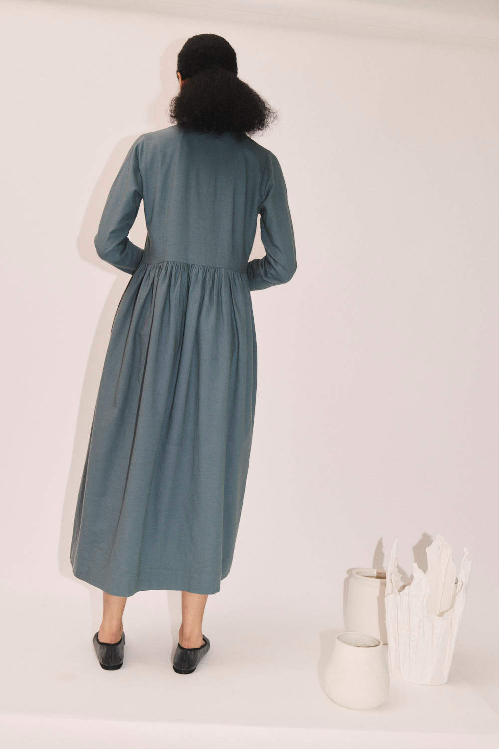 ARUM DRESS — BLEU SARTAK by Aimé