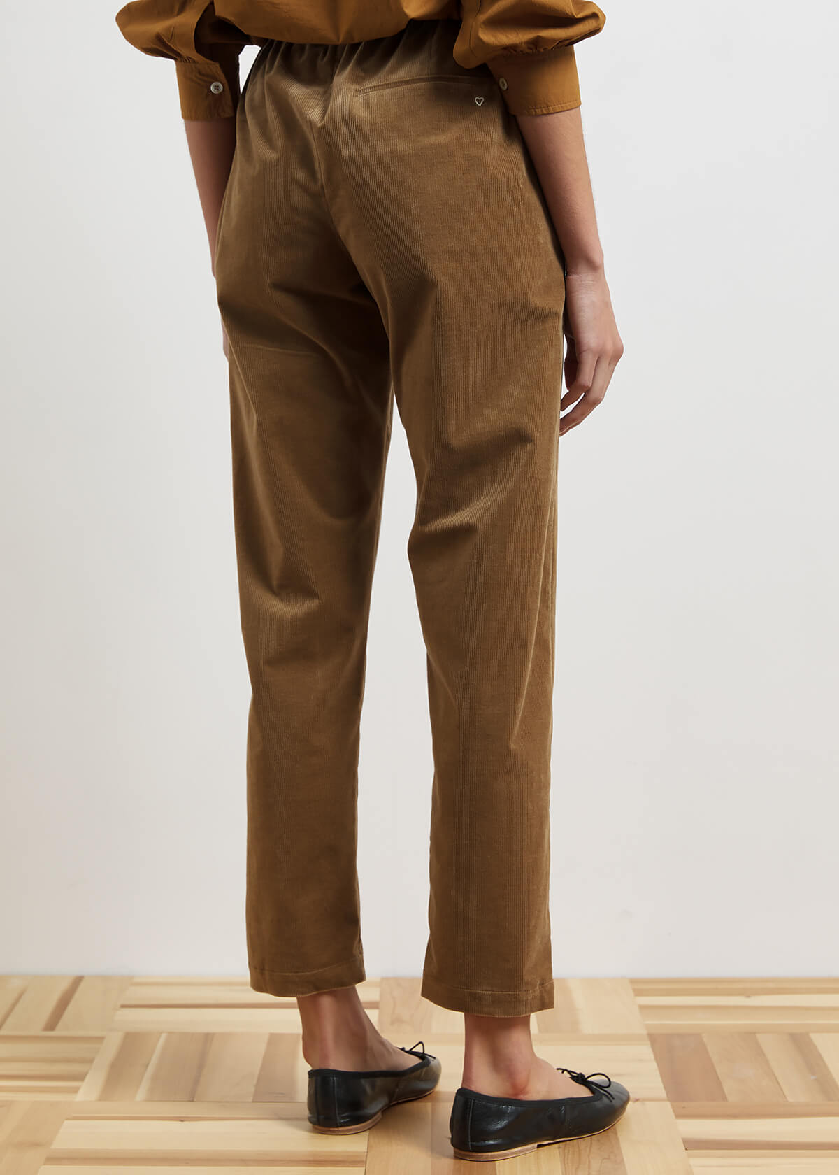 Corduroy straight maternity trousers length 30 camel La Redoute  Collections  La Redoute