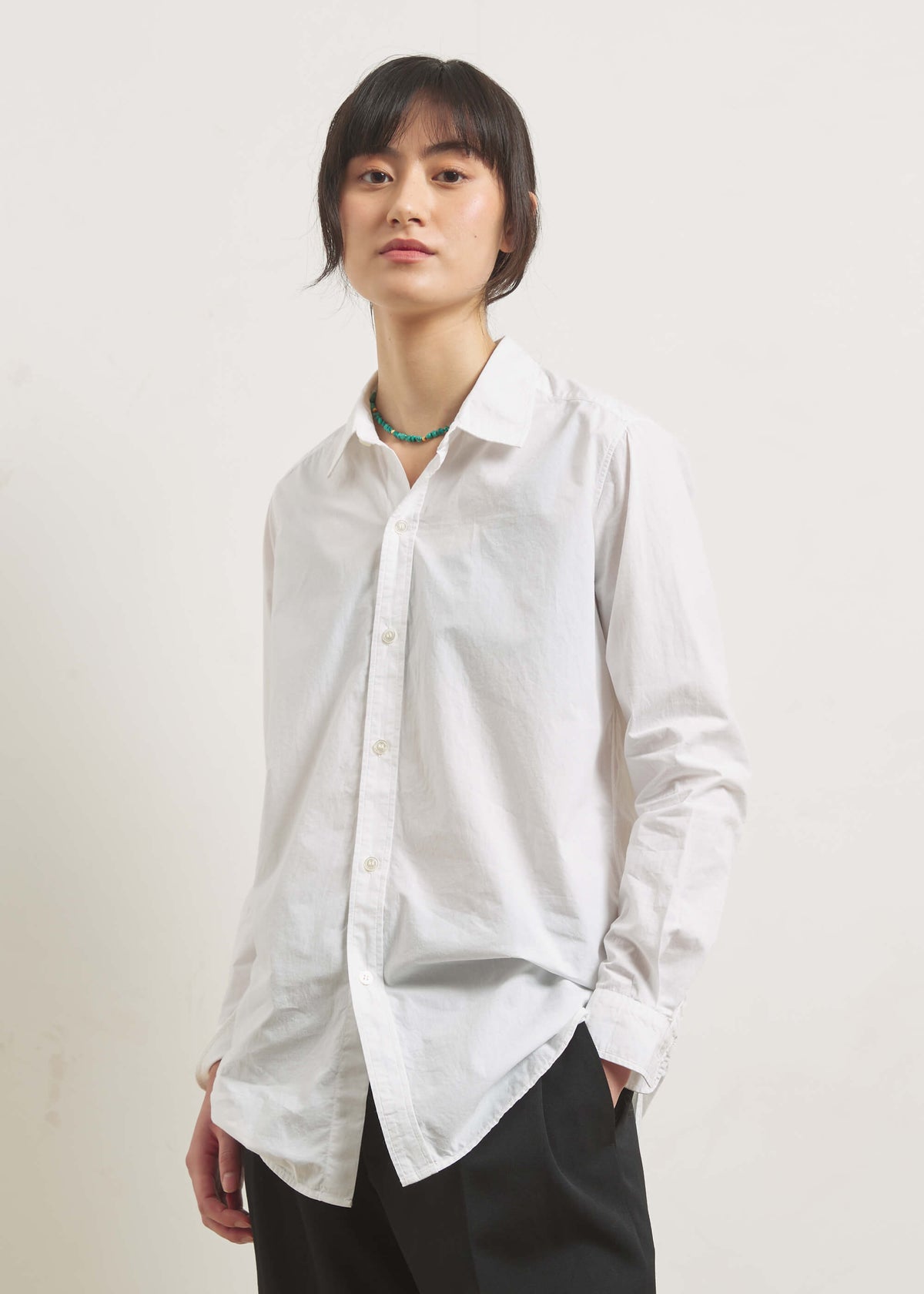 ANOUCK SHIRT — SOFT WHITE