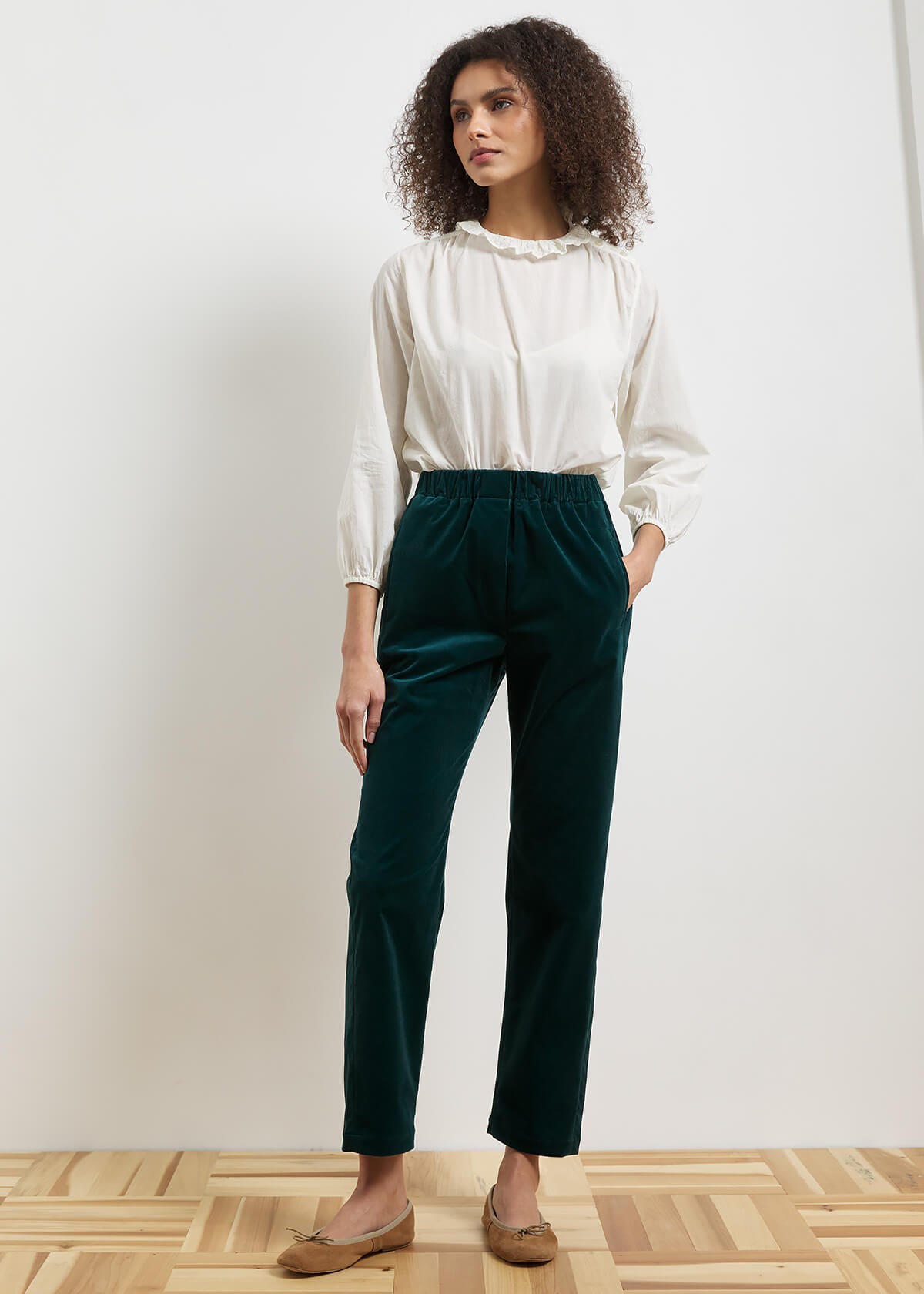 ERIN BLOUSE — VANILLA