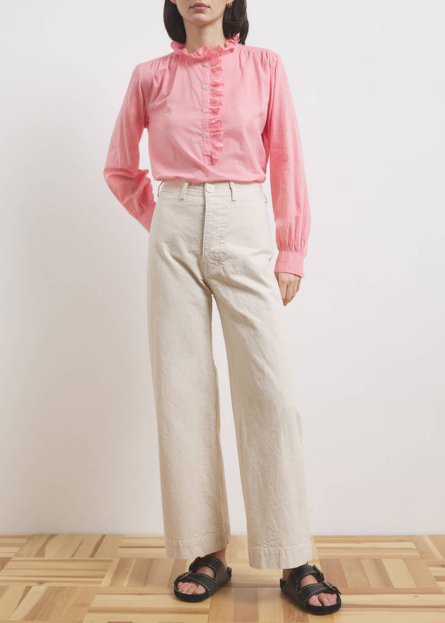 Linen Sailor Pants with Suspenders – House of Aama