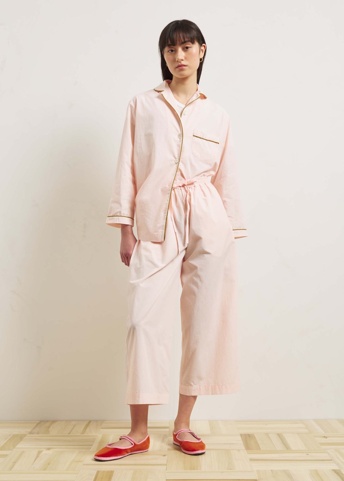 AIMÉ PYJAMA SET — CLOUD PINK