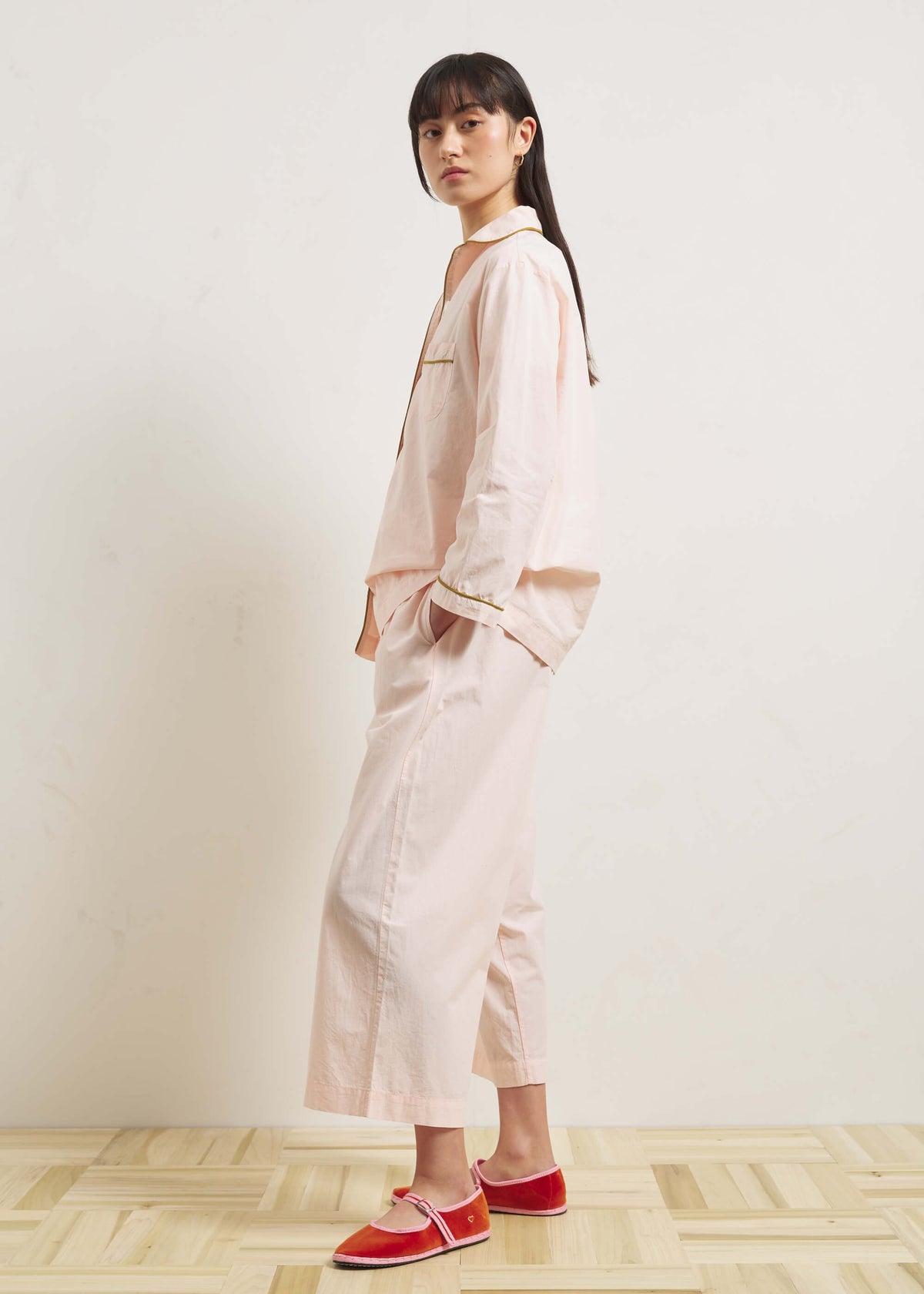 AIMÉ PYJAMA SET — CLOUD PINK