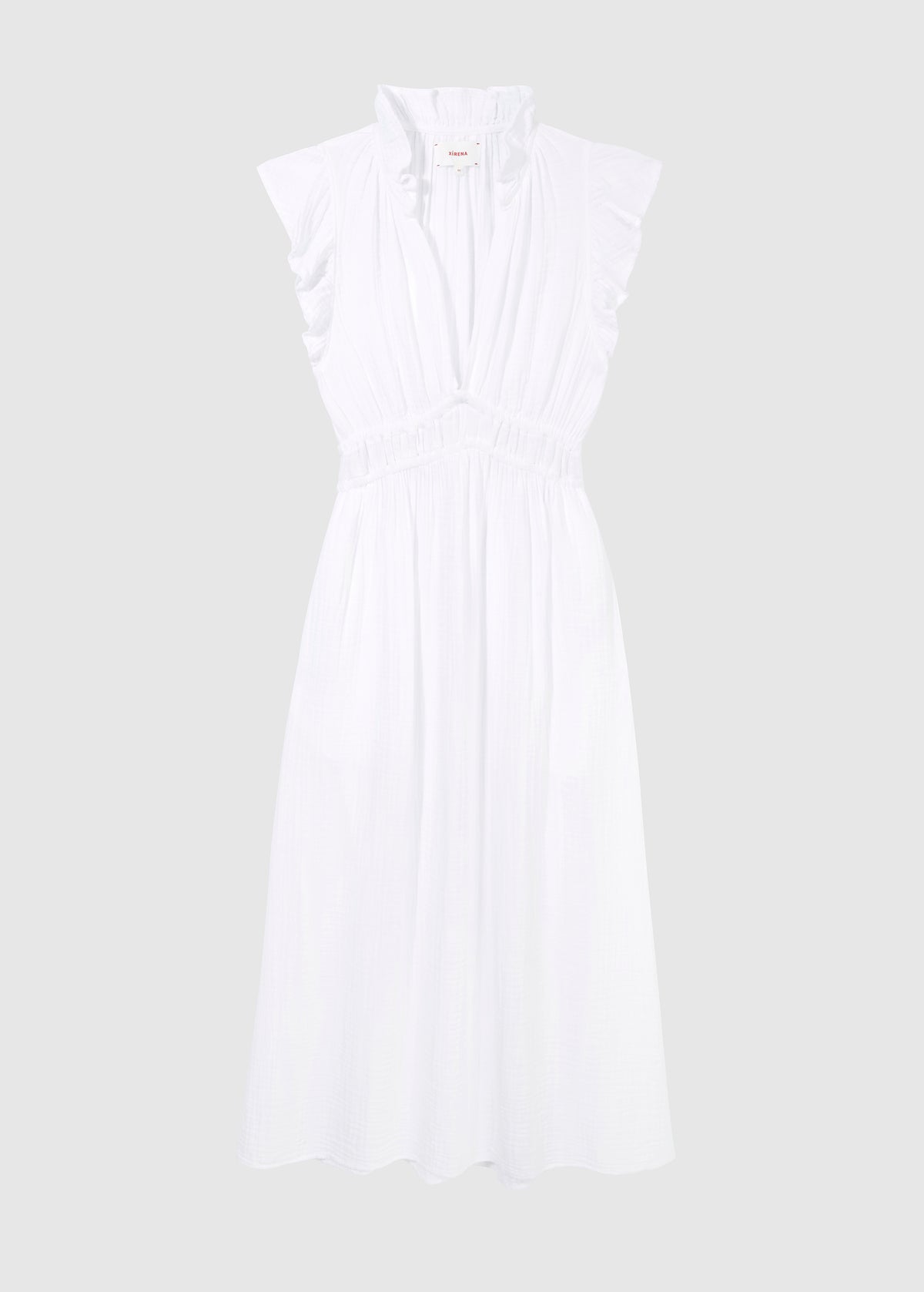 PEONY DRESS — WHITE