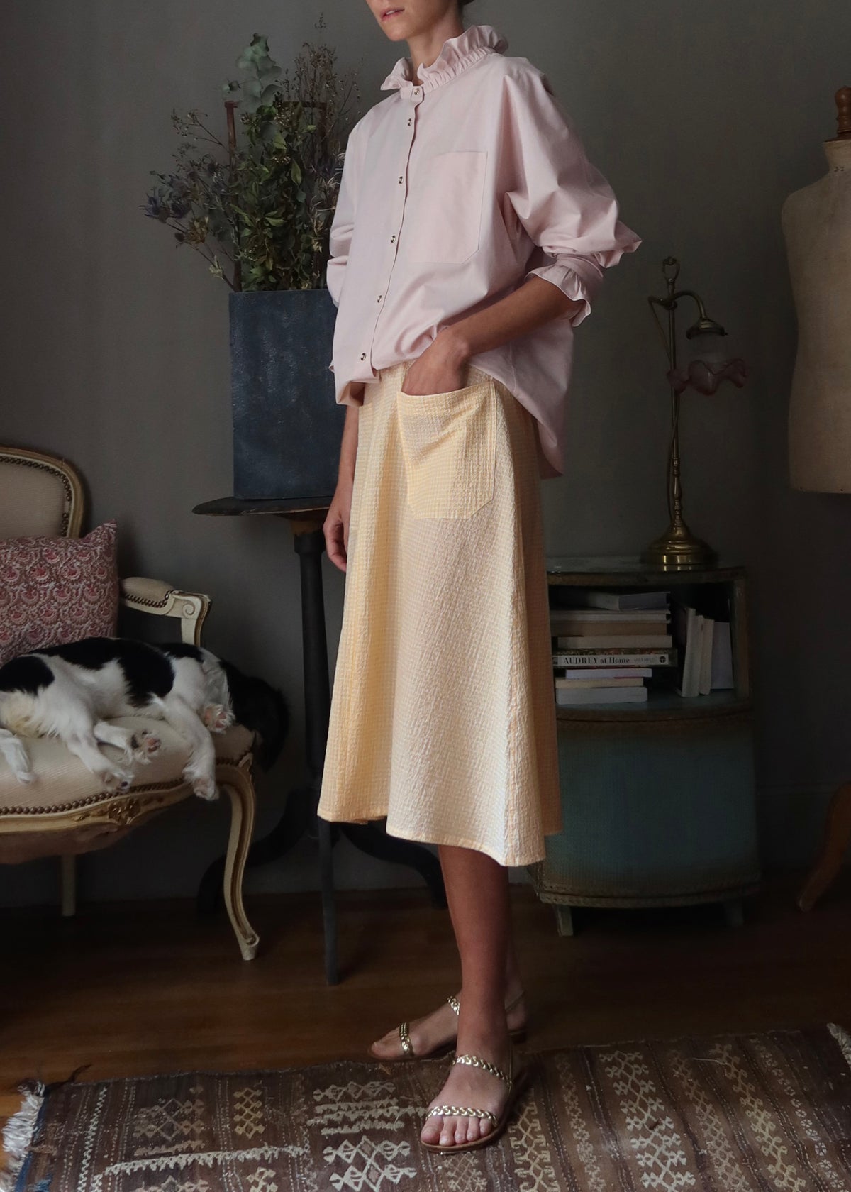 MEMOIR 2 BLOUSE — POWDER ROSE