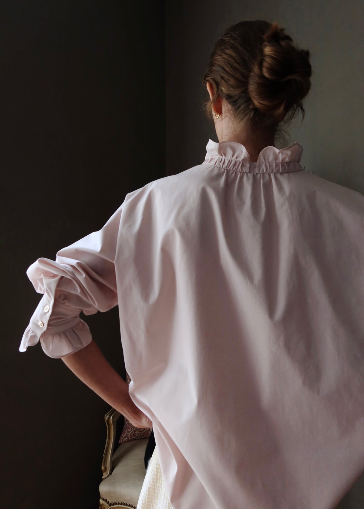 MEMOIR 2 BLOUSE — POWDER ROSE