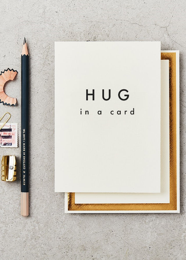 HUG IN A CARD —  BOX OF 8 CARDS