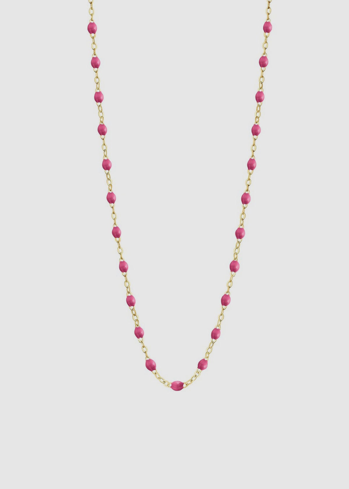 CLASSIC NECKLACE 42 CM — CANDY PINK
