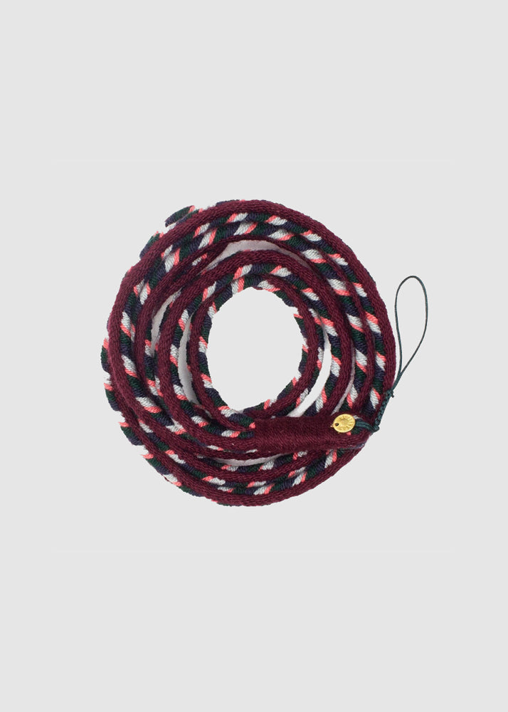 MOBILE PHONE CORD — GREEN & BORDEAUX