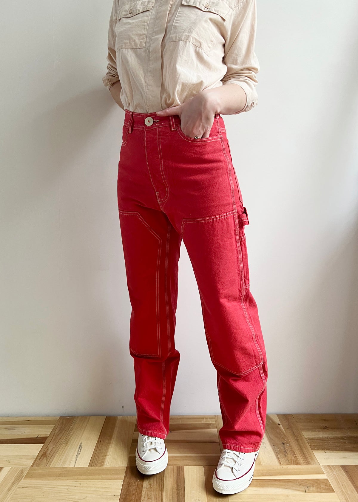 PATCHFRONT HANDY PANT — MARASCHINO