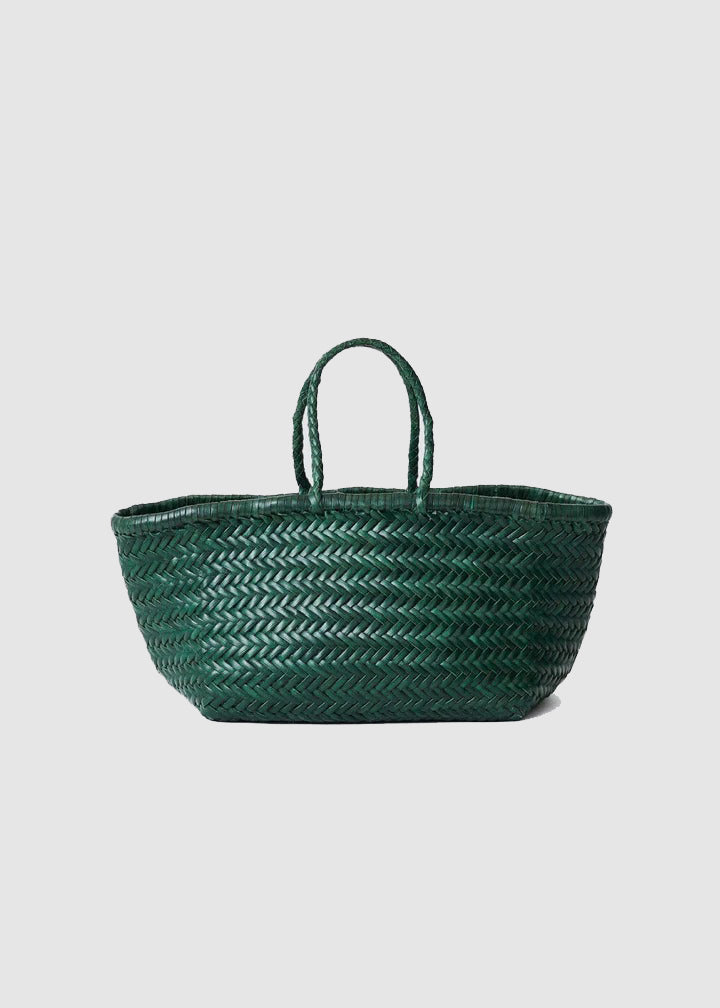 SMALL BAMBOO TRIPLE JUMP BAG — FOREST