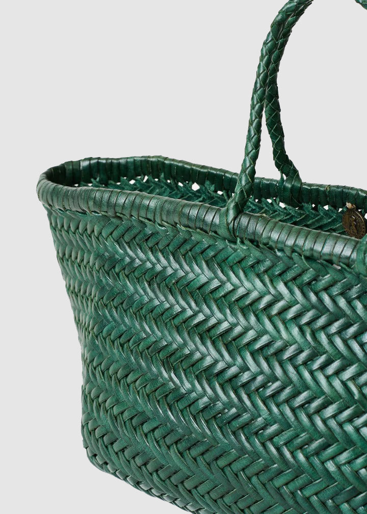 SMALL BAMBOO TRIPLE JUMP BAG — FOREST